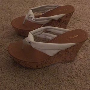 Venus wedges in white
